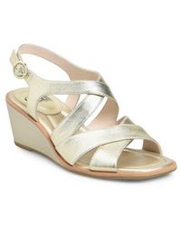Söfft - Gigi Slingback Wedge Sandal - Lyst