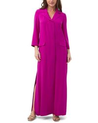 Trina Turk - Annecy Long Sleeve Solid Maxi Dress - Lyst