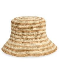 LSPACE - Isadora Straw Bucket Hat - Lyst