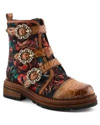 Spring Step - Thisway Buckle Strap Bootie - Lyst