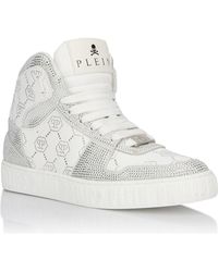 Philipp Plein - High Top Sneakers Carson Monogram Strass - Lyst