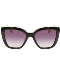 Longchamp - Roseau 53Mm Gradient Rectangle Sunglasses - Lyst