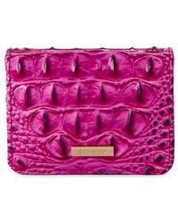 Brahmin - Clementine Embossed Leather Card Case - Lyst
