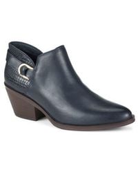 BareTraps - Duala Block Heel Ankle Bootie - Lyst
