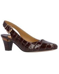 J. Reneé - Malree Croc Embossed Slingback Pump - Lyst