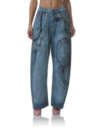 AFRM - Walker Barrel Leg Jeans - Lyst
