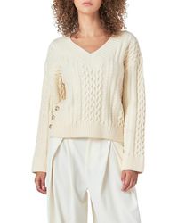 Endless Rose - Cable Stitch Sweater - Lyst