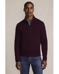 Lands' End - Fine Gauge Cashmere Quarter Zip - Lyst
