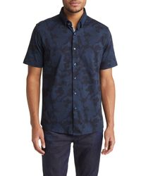 Stone Rose - Dry Touch® Performance Camouflage Short Sleeve Button-up Shirt - Lyst