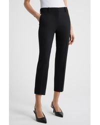 Theory - Treeca Wool Blend Crop Pants - Lyst