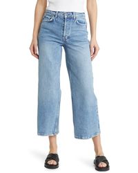 Rails - The Getty High Waist Ankle Wide Leg Jeans - Lyst