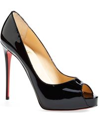 Christian Louboutin - New Very Prive 120 Patent Pump - Lyst