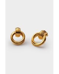 Katie Loxton - Demi Oversized Stud Earrings - Lyst