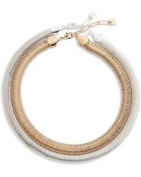 Open Edit - Set Of 2 Snake Chain Necklaces - Lyst