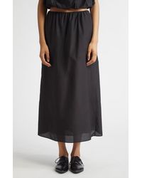 Loulou de Saison - Carmen Cotton & Silk Voile Maxi Skirt - Lyst
