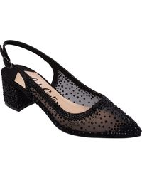 Lady Couture - Rhinestone Mesh Slingback - Lyst