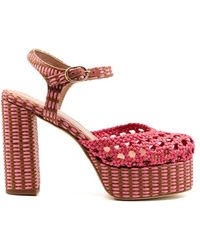 Andrea Gomez - Beatriz Raffia Platform - Lyst