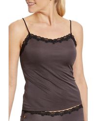 Uwila Warrior - Soft Silk Lace Trim Camisole - Lyst