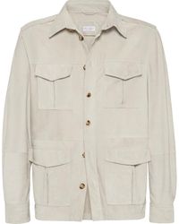 Brunello Cucinelli - Unlined Safari Jacket - Lyst