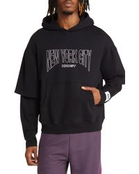 KROST - Layered Nyc Graphic Hoodie - Lyst