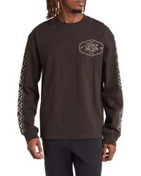 Honor The Gift - Logo Pattern Long Sleeve Cotton Graphic T-shirt - Lyst