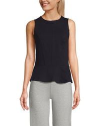 Lands' End - Sleeveless Starfish Peplum Top - Lyst