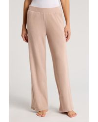 Barefoot Dreams - Malibu Collection Brushed Fleece Track Pants - Lyst