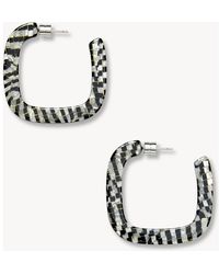Machete - Midi Square Hoops - Lyst