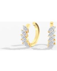 Everlee - Marquise Lab Diamond Ear Cuff - Lyst