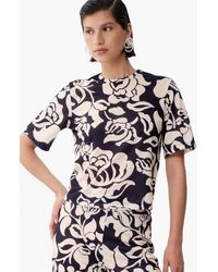 De Loreta - Dakota Short Sleeve Cotton T-Shirt - Lyst