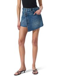 Rag & Bone - Belina Denim Skort - Lyst