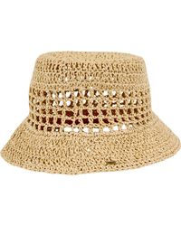 Eugenia Kim - Jonah Crochet Straw Bucket Hat - Lyst