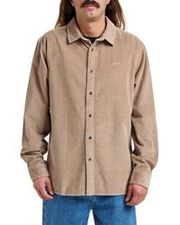 Quiksilver - Cotton Corduroy Button-Up Overshirt - Lyst