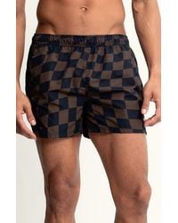 AUTO-REPLY™ - Sebastian Solid 4-Inch Nylon Swim Trunks - Lyst