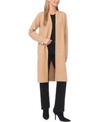 Halogen® - Open Front Longline Cardigan - Lyst
