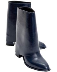 Prologue Shoes - Ellas Chunky Heel Boot - Lyst