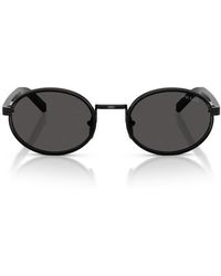 Prada - 52Mm Oval Sunglasses - Lyst
