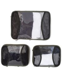 Baggallini - 2 Medium 1 Large Compression Packing Cubes Travel Set - Lyst