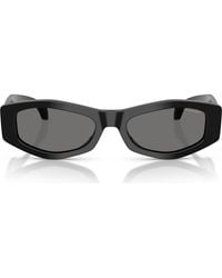 Versace - 54Mm Polarized Irregular Sunglasses - Lyst