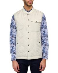 Brooklyn Brigade - Solid Quilted Puffer Vest - Lyst