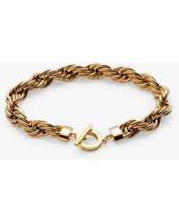 ALEX AND ANI - Large Rope Chain Toggle Bracelet - Lyst