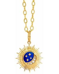 Syna - Sun Moon Stars Charm - Lyst