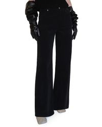 Mango - Wide Leg Corduroy Jeans - Lyst