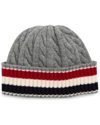 Thom Browne - Cable & Rib Virgin Wool Beanie - Lyst
