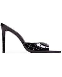 Black Suede Studio - Brea 100 Croc Mule - Lyst