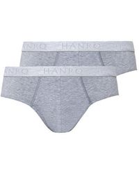 Hanro - Cotton Essentials 2-Pack Cotton Briefs - Lyst