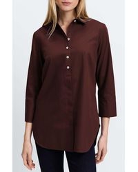 Foxcroft - Madison Popover Cotton Oxford Shirt - Lyst