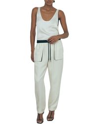 Reiss - Pearl Tapered Drawstring Pants - Lyst
