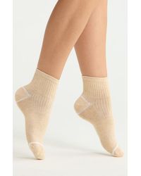 Nordstrom - Assorted 5-Pack Rib Quarter Socks - Lyst