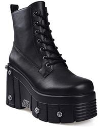 Zigi - Nefeli Wedge Combat Boot - Lyst